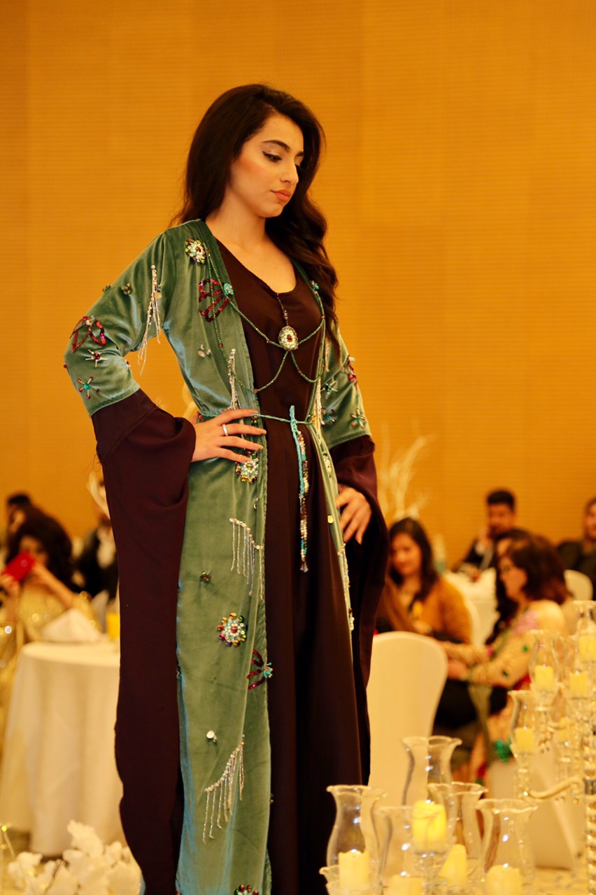 A Kurdish fashion design contest in the Kurdistan Region's Sulaimani, Feb. 1, 2019. (Photo: Kurdistan 24/Ibrahim Fatah)